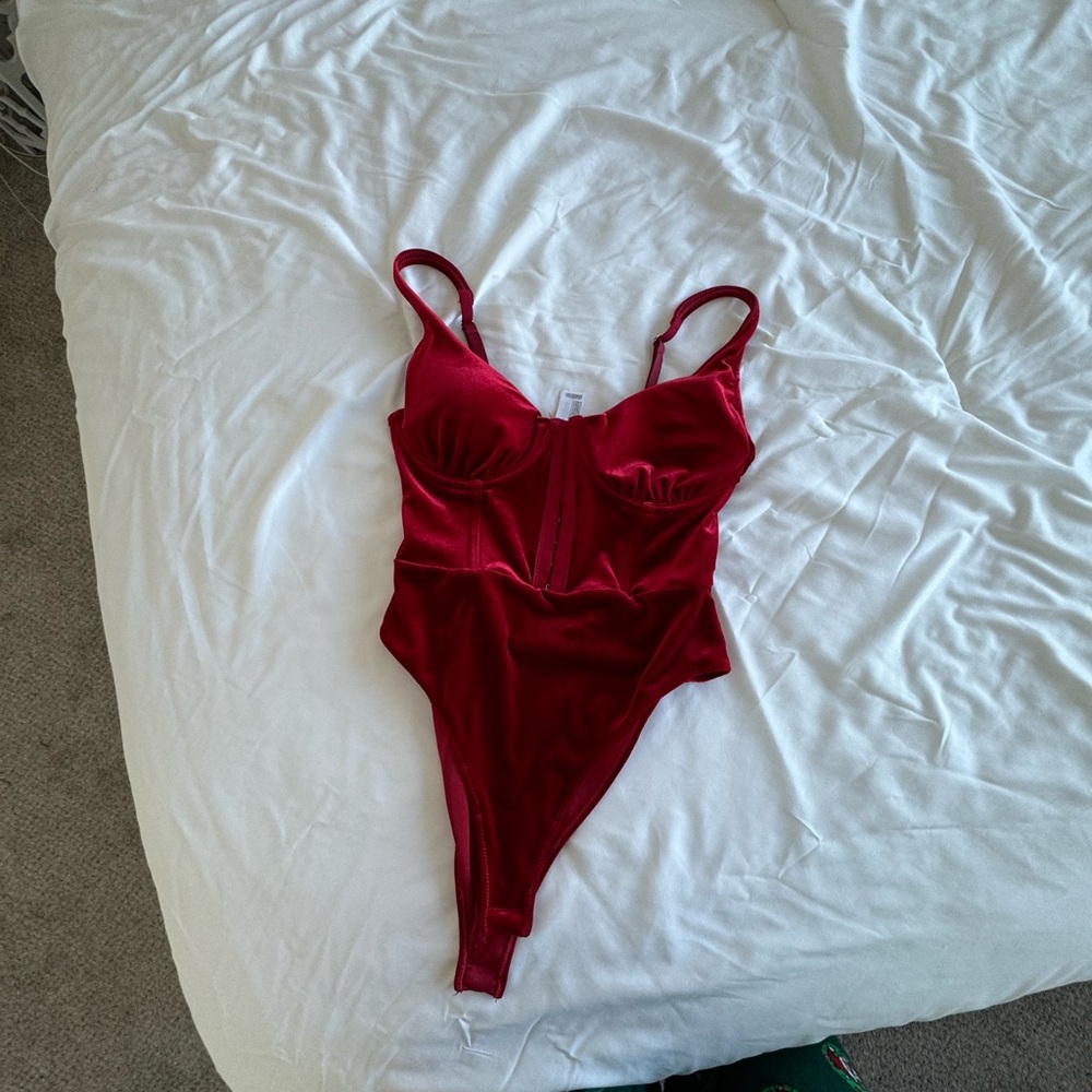Velvet bodysuit